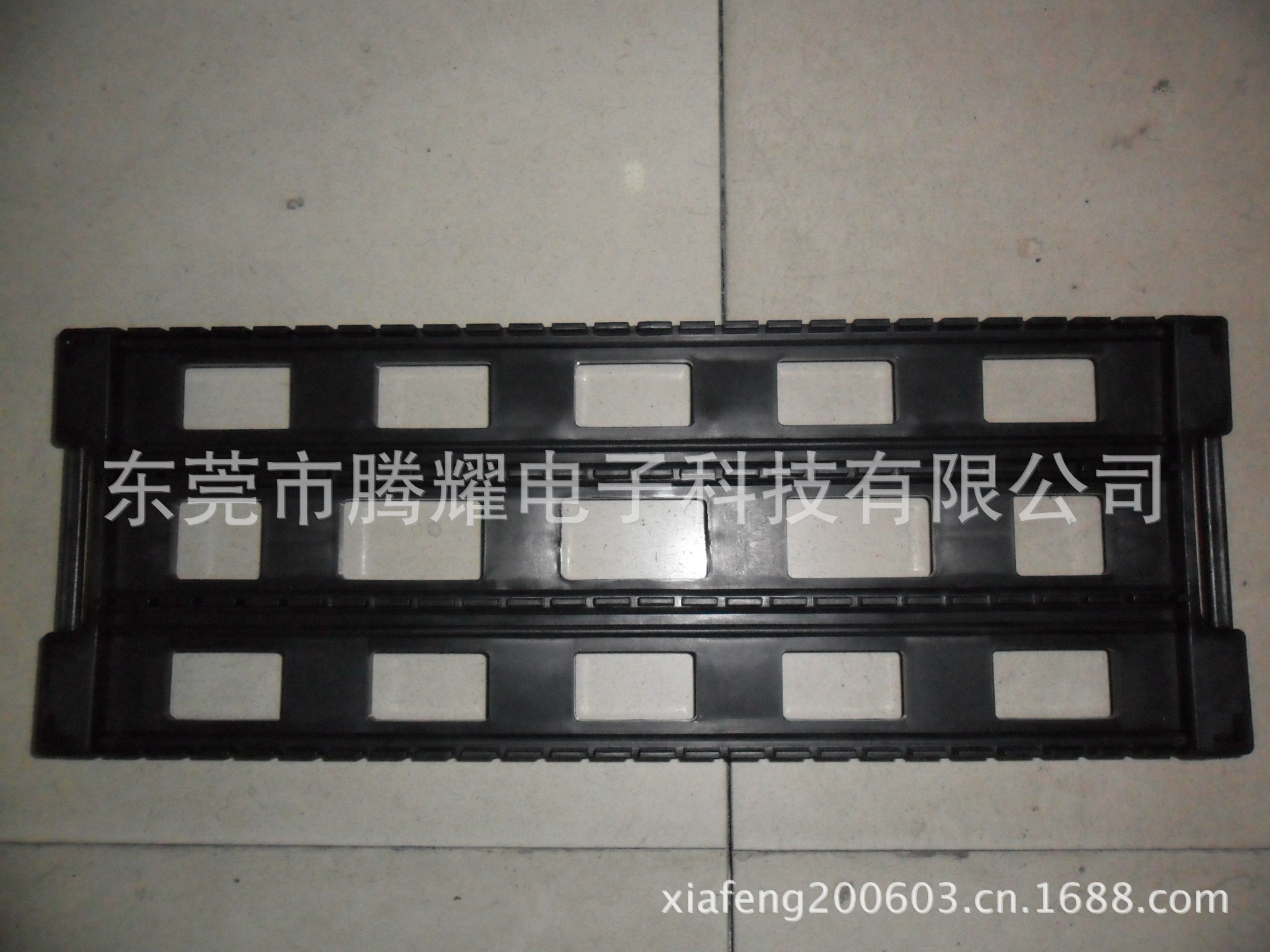 Manufactor supply Anti-static Bracket PCB Insertion board placement rack black plastic cement Anti-static Store