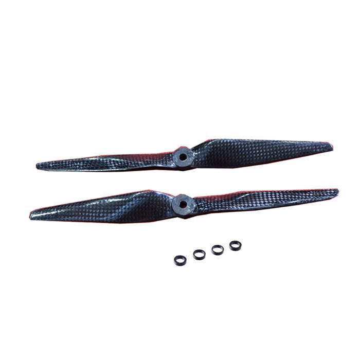 Quadcopter/multirotor aircraft accessories: 9x5 9050 carbon fiber propellers (positive and negative), 9-inch propellers with washers.