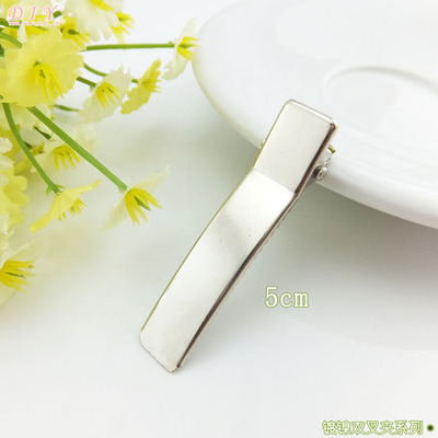批发整包1000个手工DIY发夹材料饰品发卡/4.6CM弓弯双叉夹-0702|ru
