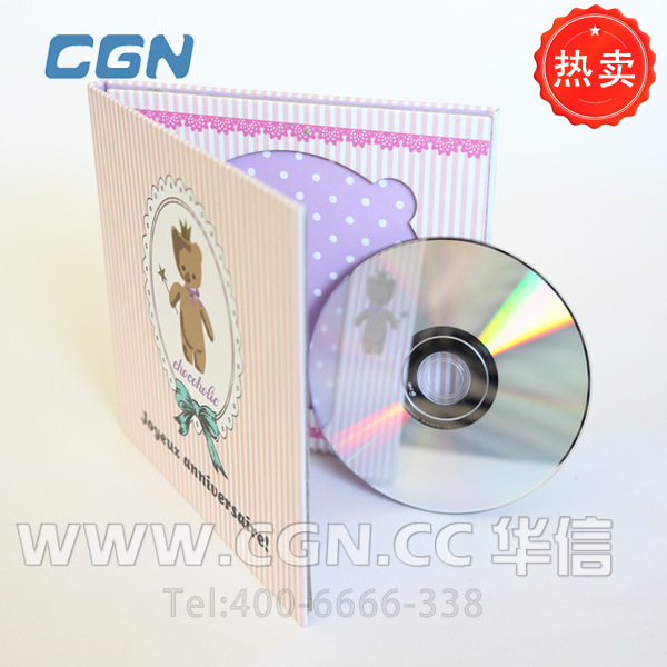 专业销售 高档宣传光盘精装盒 广告明信片宣传查礼品光盘|ru