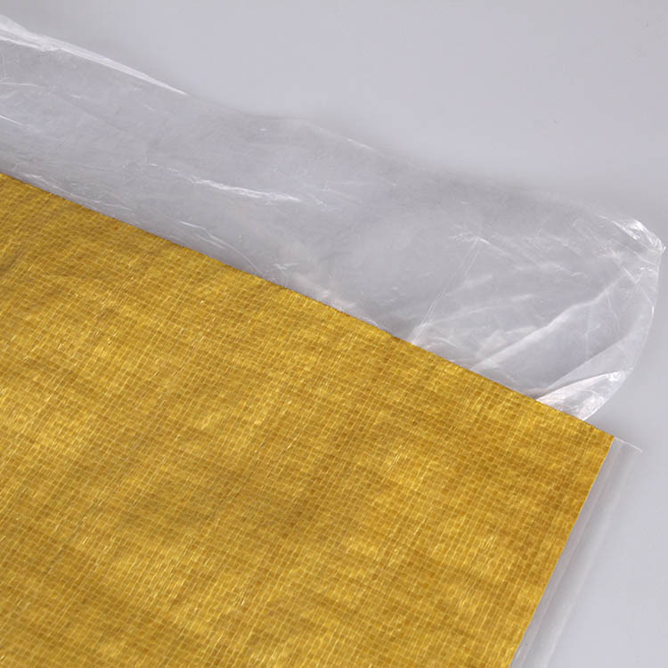 厂家定制批发黄色套内膜加厚编织袋，防尘服装包装编织袋