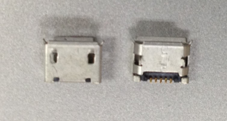 厂家供应手机充电座  手机usb micro 5p usb  牛角