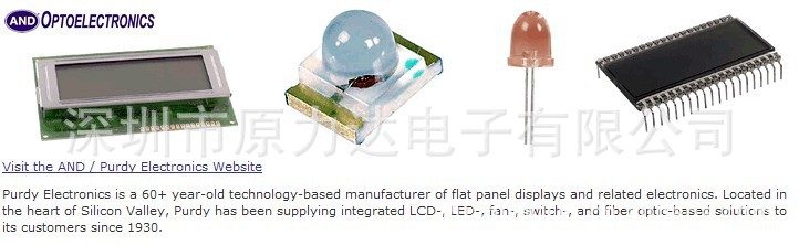 AND / Purdy Electronics原厂系列AND114R AND190HBB AND114S