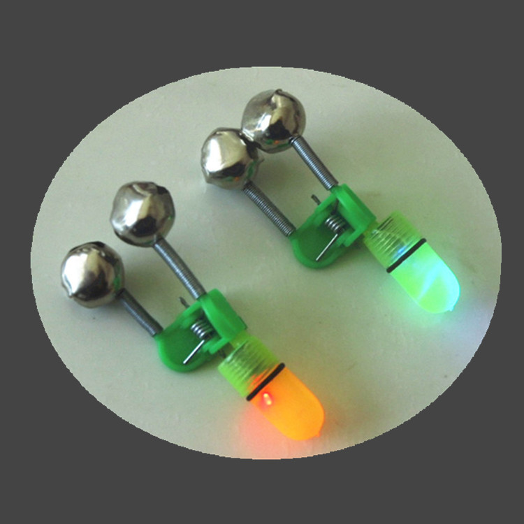 LED Go fishing Sea pole Alarm Round Small bell Go fishing Luminous Lights Fishing Electronic Lamp fishing gear wholesale