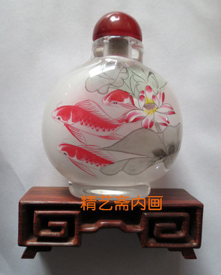 wholesale supply Interior painted snuff bottle Glass jug Drift pot