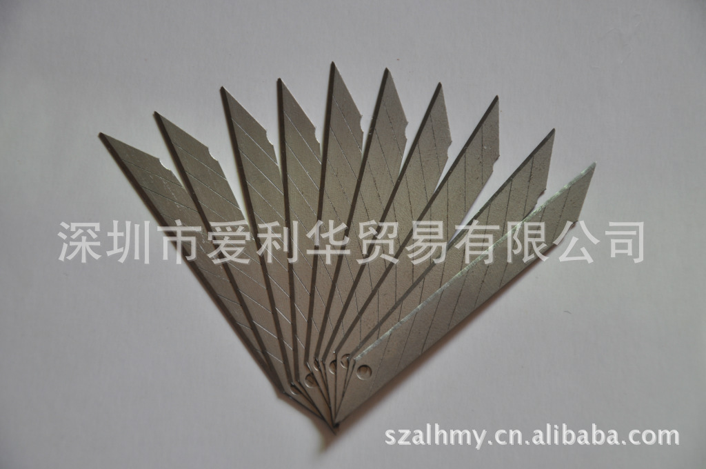 AILIHUA ALH-30刀片 30度角尖刀片9*72 美工刀片雕刻刀片介刀片