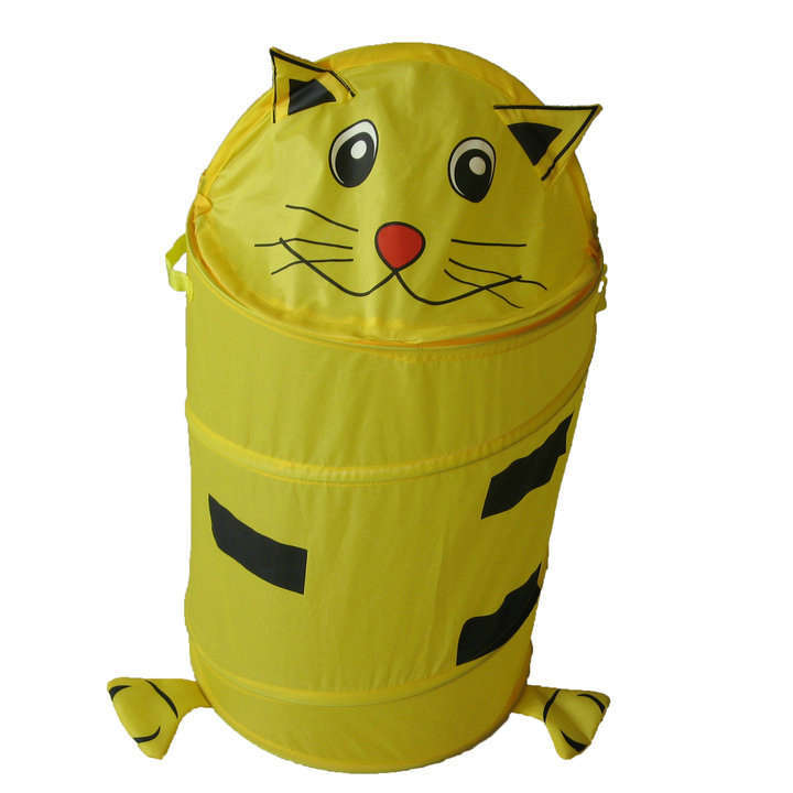 卡通动物桶-黄猫