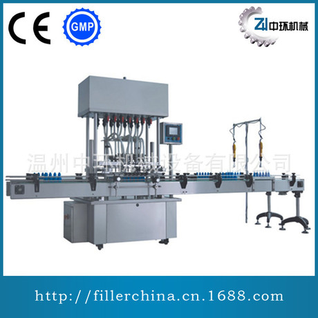 厂家供应热销ZH-FF-2双排直线防腐灌装机 洁厕灵灌装机