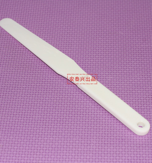 ANTAIX 白色塑料锡膏搅拌刀油墨搅拌刀 调油刀 调墨刀 调漆刀