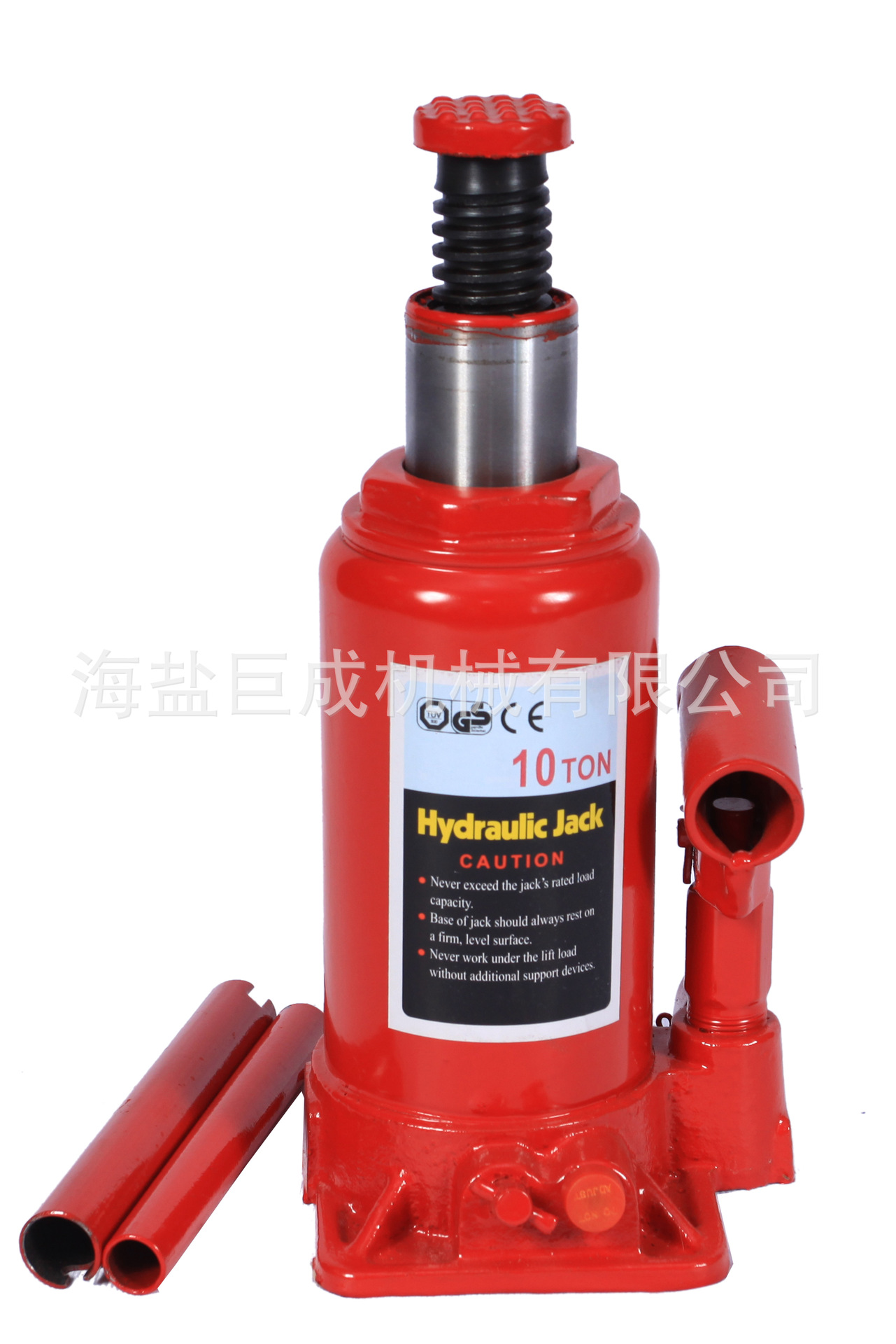 供应10T 液压立式千斤顶/ Hydraulic Bottle Jack/汽车维修千斤顶