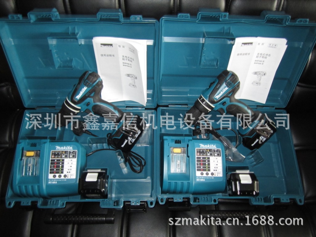 现货批发日本MAKITA牧田充电式冲击电钻DHP456RFE