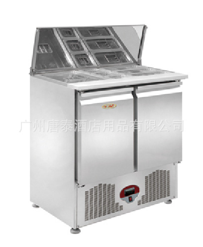 供应TONTILE酒店用品SL900DR2-GL不锈钢沙拉台