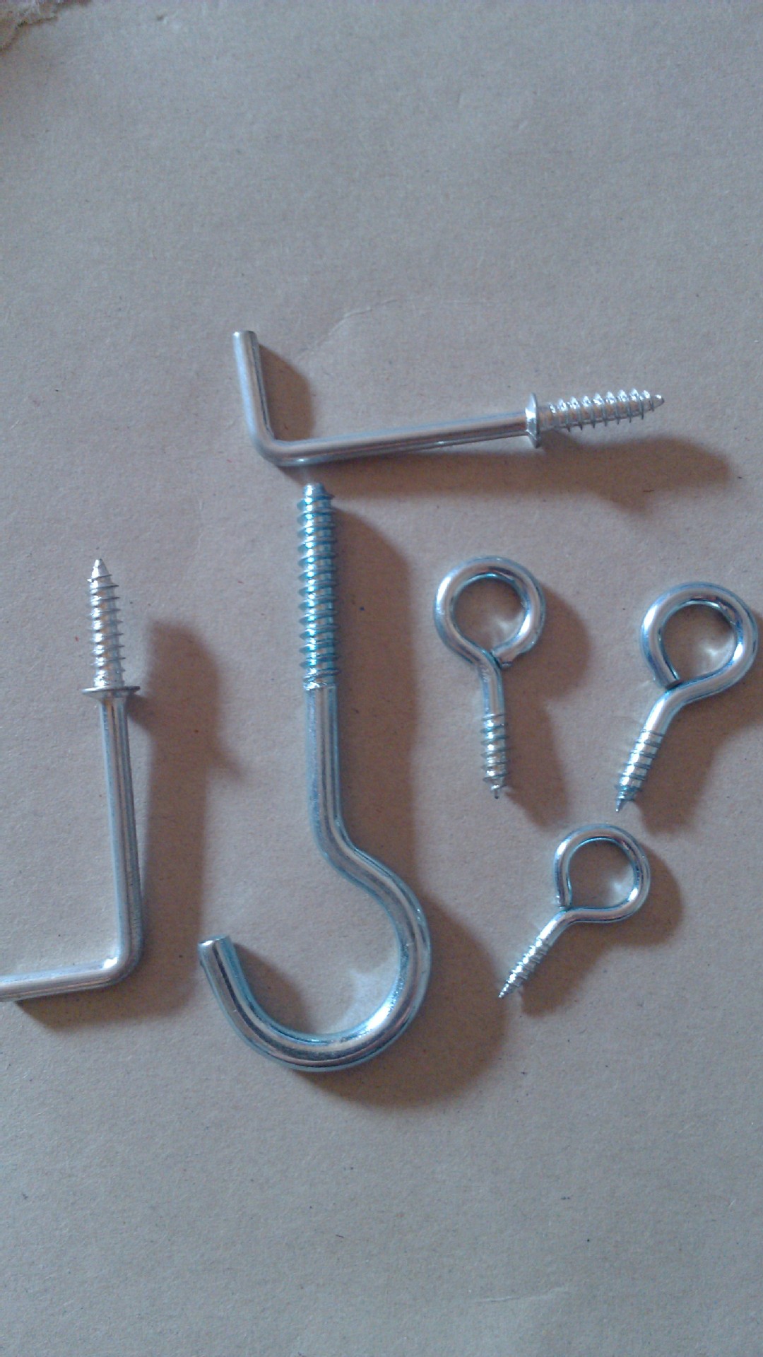 厂家供应蓝白锌灯钩，挂钩件，羊眼圈，非标件