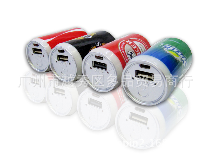 厂家直销 2800MAH迷你可乐罐移动电源 通用型移动电源 大量出货中，随机发货13