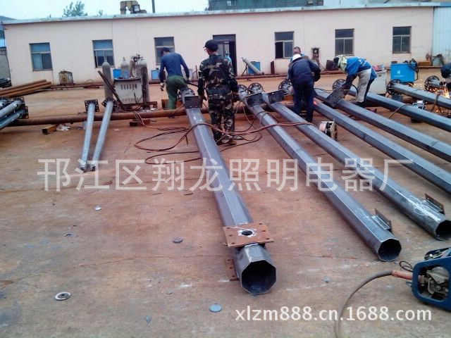 厂家热销【平安城市】八角信号杆 监控杆 摄像机立杆