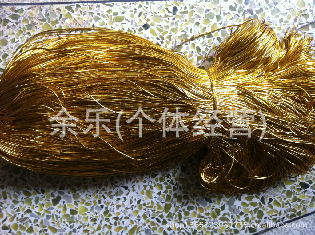 厂家 金丝线 1.5mm包芯内六棉芯 外12股