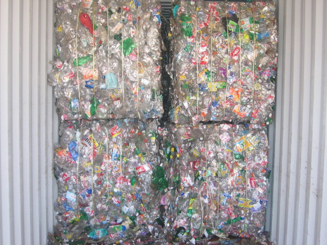 PET透明扎装瓶废塑料，PET回收瓶废塑料