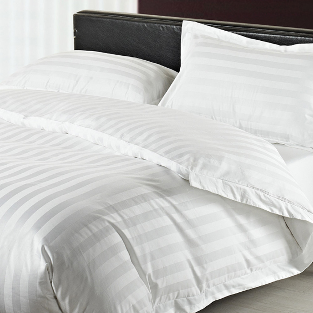 【远豪】宾馆床上用品 酒店床品 客房布草 加厚缎条四件套