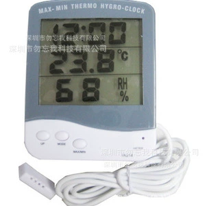 Наружный термометр + Влажность + Многофункциональный время может отображать время, температуру, многофункциональный