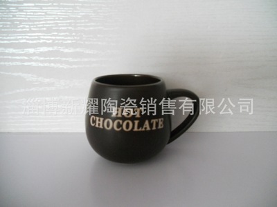 淄博陶瓷杯廠家直銷牛奶早餐杯，複古牛奶巧克力奶茶杯