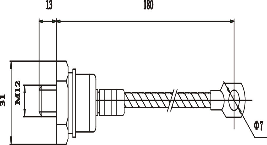 供应杭州国晶普通型整流管（螺旋式）ZP50A