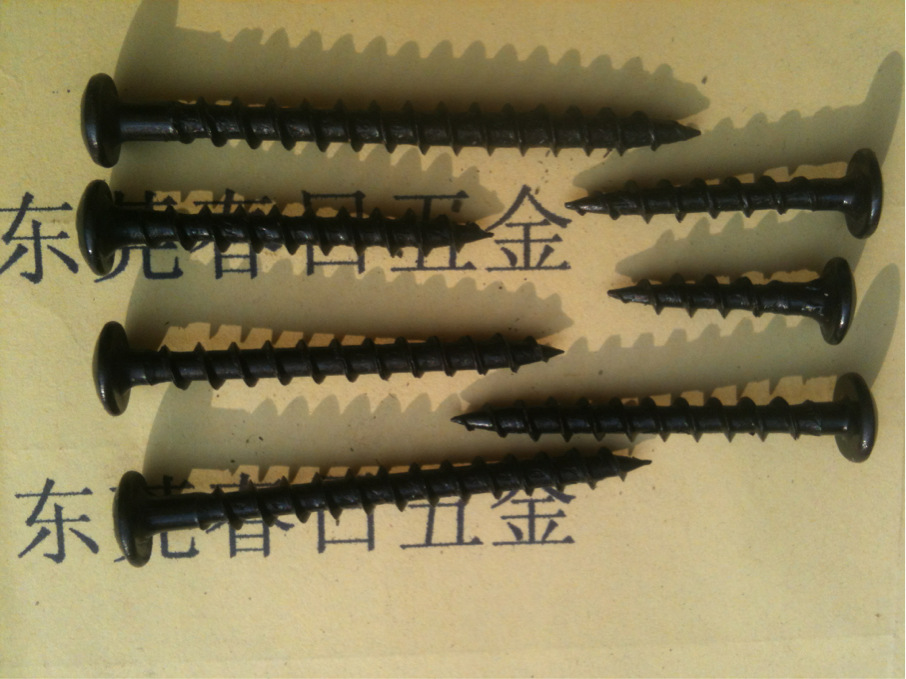 伞头快速牙M4.2/4.5，粗牙自攻钉,伞头木螺丝，圆头快牙