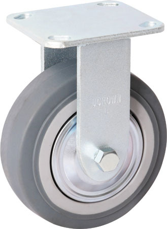 脚轮 5寸重型人造胶定向轮优冠脚轮静音轮厂家直销TPR轮橡胶轮子