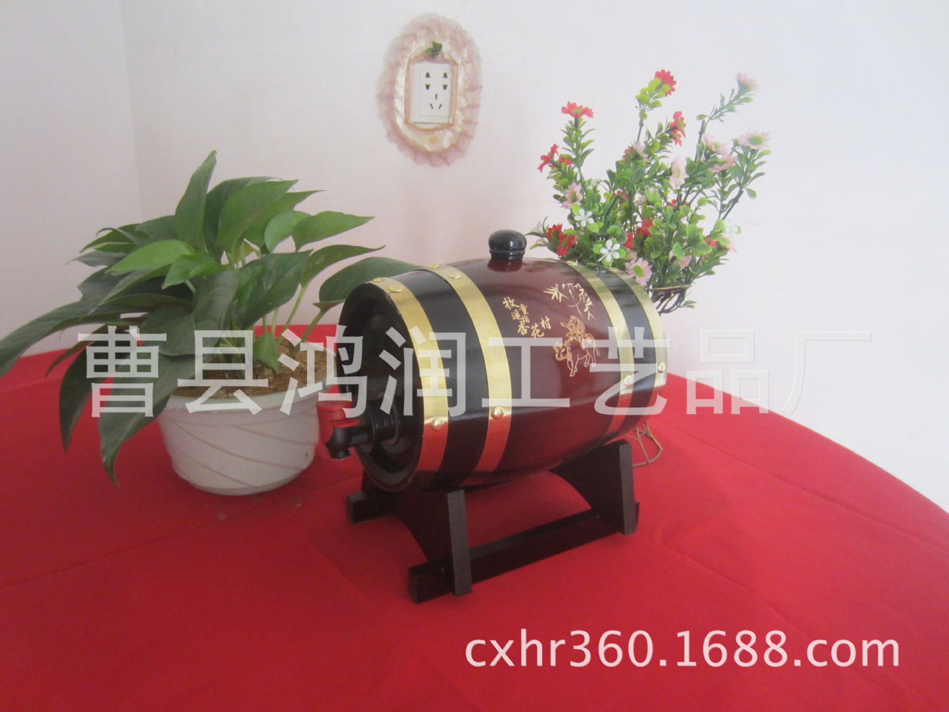 橡木制酒桶 精美摆放装饰类红酒木桶 批发木质各类包装木制圆桶|ms