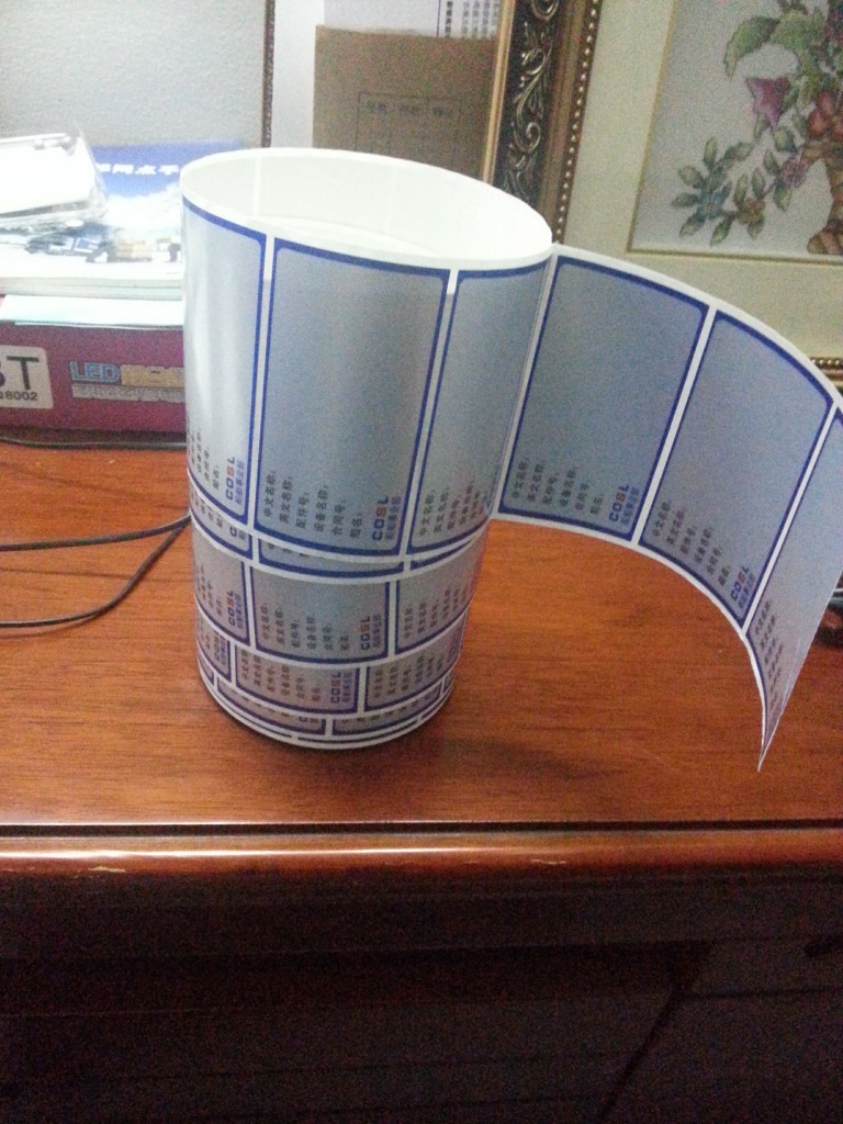 姜堰PET温差标签Avery Resistance to temperature change label