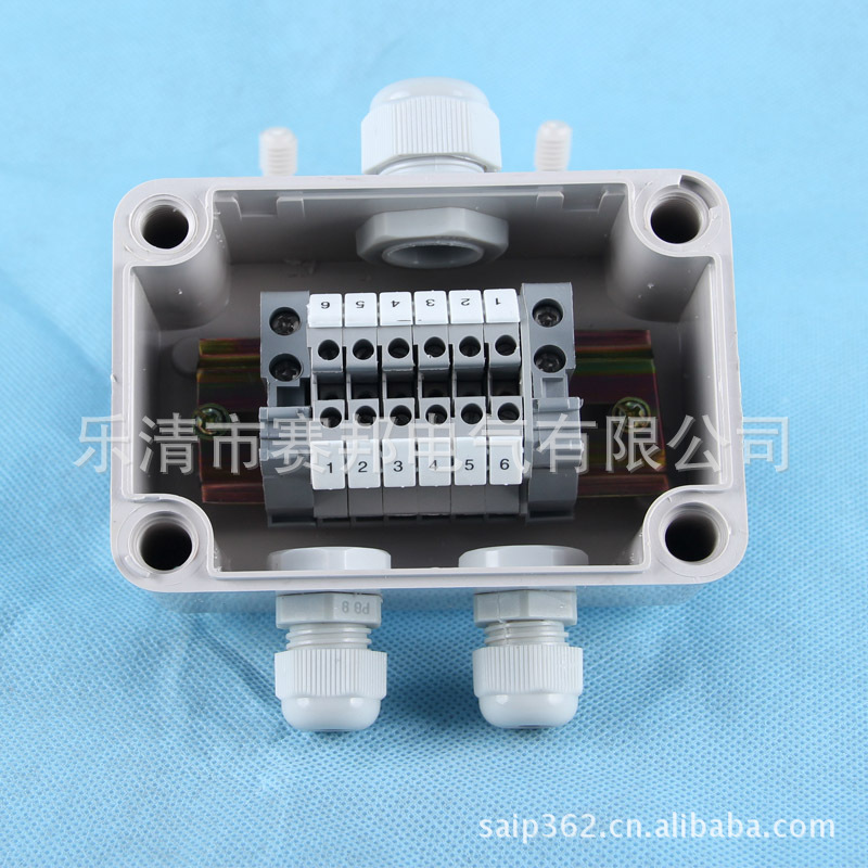 赛普直供 端子接线盒 穿线盒 防水盒 一进两出过线盒