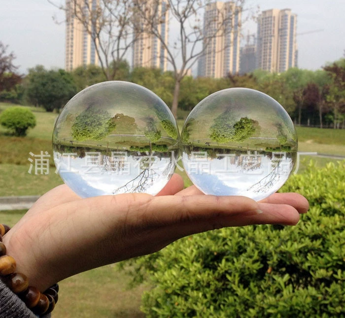  [人造超大水晶球20cm 可激光内雕 各种尺寸颜色 家居酒店摆件]