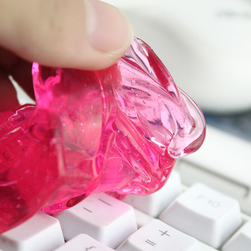 Magic crystal universal keyboard cleaning glue, cleaning mud, magic cleaning soft glue, dust removal, dust staining in gaps