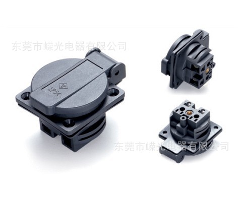 E-013 德国防水插座 欧规防水插座 欧式接线插座 韩国电源插座