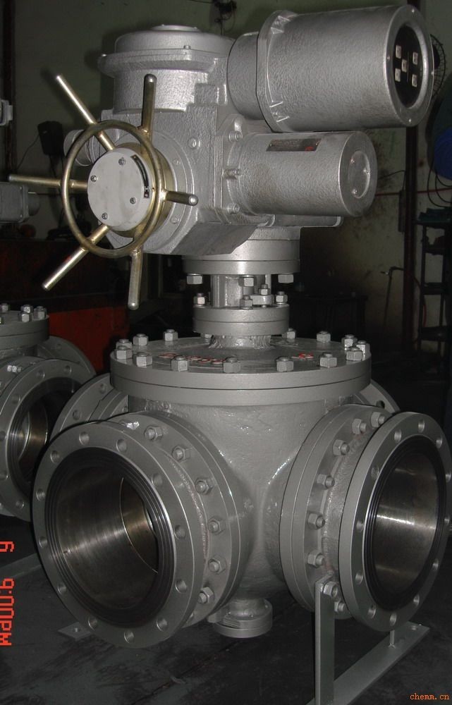 中隆鼎控供应Q946F电动四通球阀钢制球阀Q945F电动三通不锈钢球阀