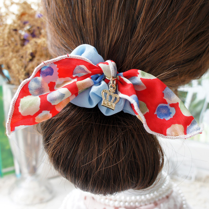 Bandes De Cheveux Oreilles De Lapin Mignon Tissu Coréen Arc Bandes De Cheveux Accessoires Pour Cheveux En Gros display picture 5