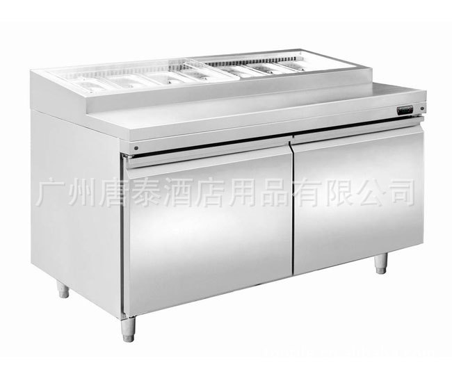 供应唐泰TONTILE酒店厨房设备不锈钢产品 风冷批萨台（亚克力）