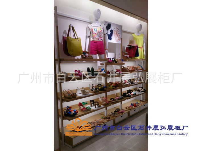 广州厂家定制简约展示柜展厅产品鞋子展示架货架商品展柜