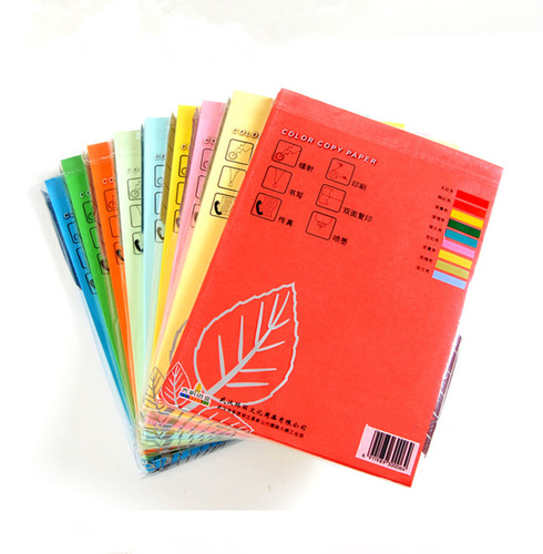 Mary A4 color copy paper 80g printing paper handmade origami 100 sheets/pack light color copy paper series