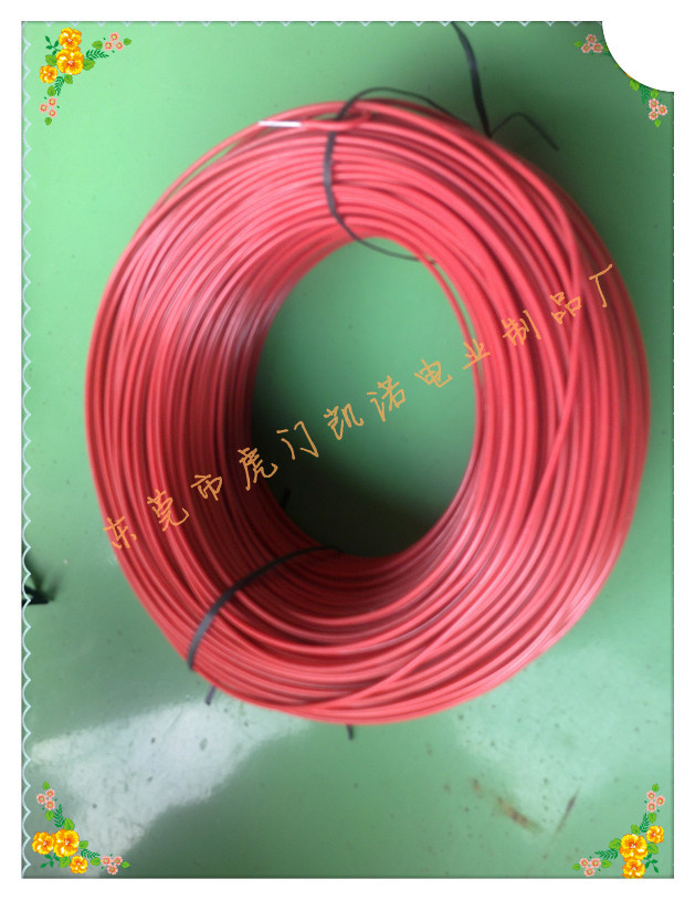 厂家现货供应红色扎带 红色铁扎线 包胶铁线 电信电缆专用