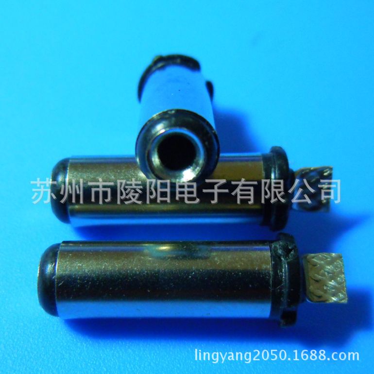 5521 DC夹尾/方尾/长19/头部圆弧/黑胶