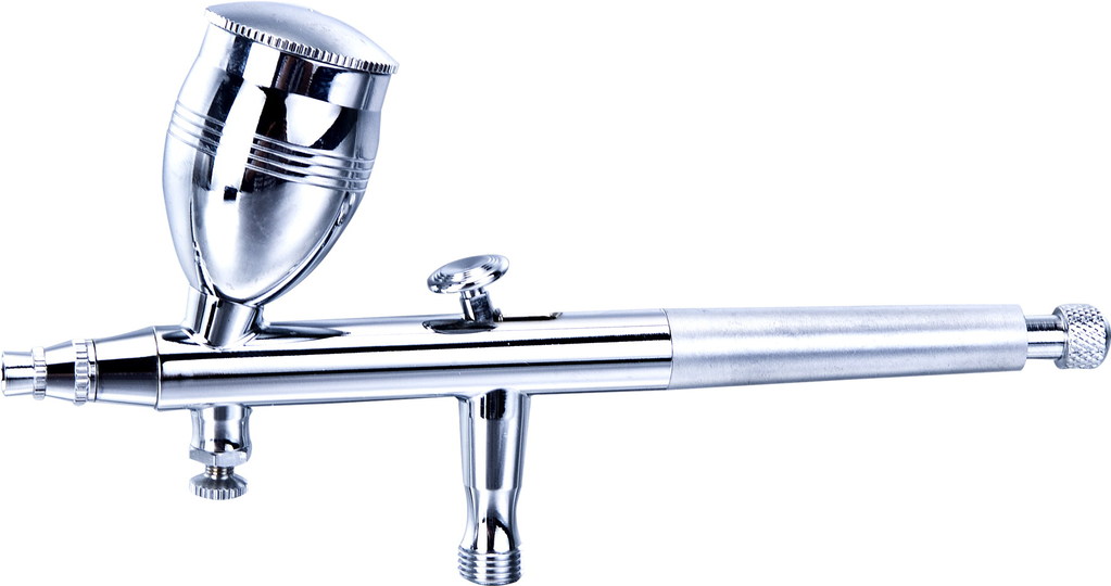 供应原装0.3mm口径 上壶2&5&13cc 3个金属杯模型喷笔 TD-186K