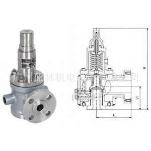 保温夹套安全阀   BA42Y-16C福建凯宏安全阀