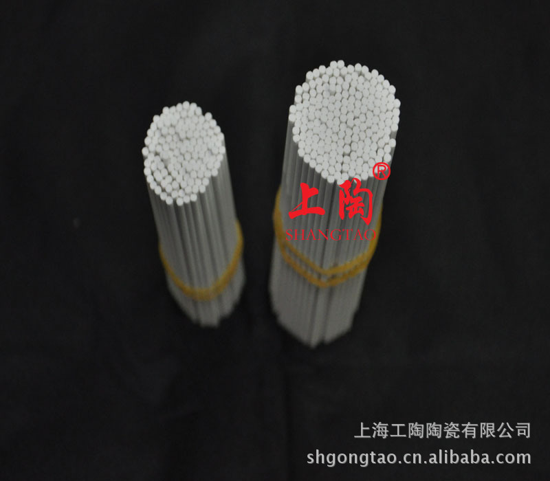 厂家供应 99% 99.5% 氧化铝陶瓷管，刚玉管，陶瓷棒