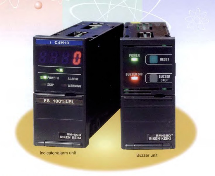 日本理研进口气体报警系统RM-590系列显示报警单元