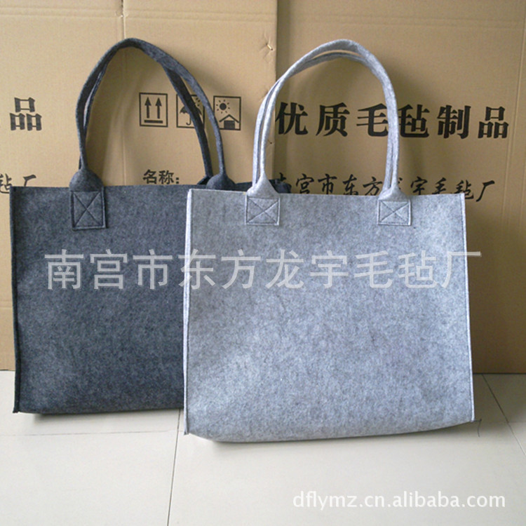 【厂家批发】单肩毛毡包 毛毡电脑内胆包 可定制毛毡手提包