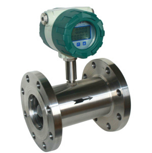 4-20mA输出涡轮流量计 液体涡轮流量计一体式法兰连接
