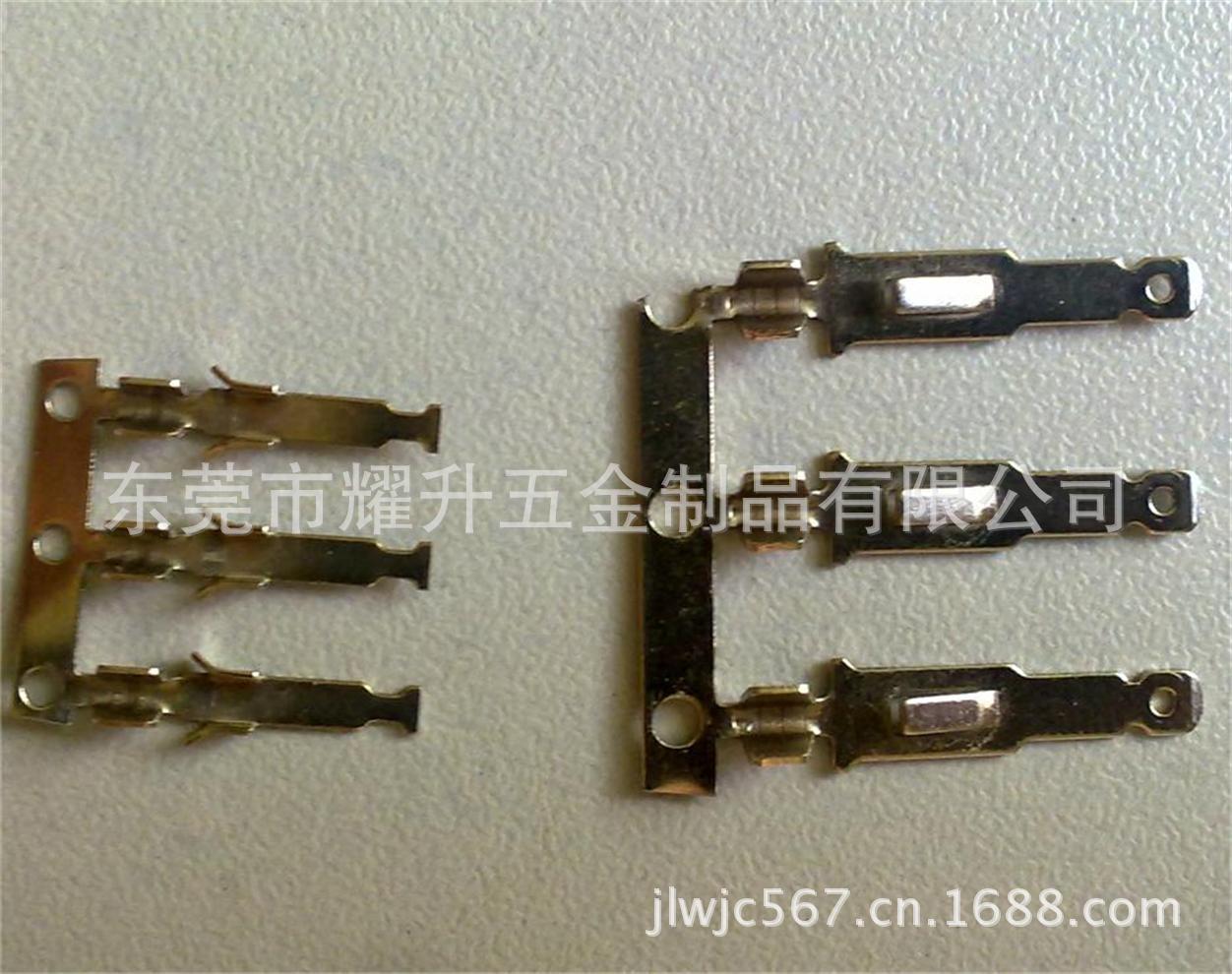 厂家长期生产铜镀镍接线端子 五金端子 端子 连续模具