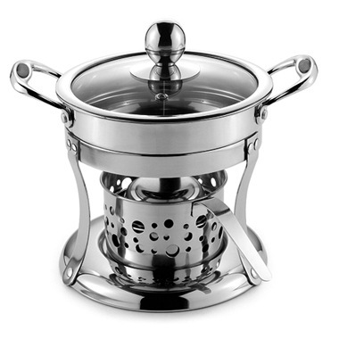 鸳鸯小火锅个人自助液体酒精炉酒精火锅隔锅涮涮锅肥牛豆捞|ru