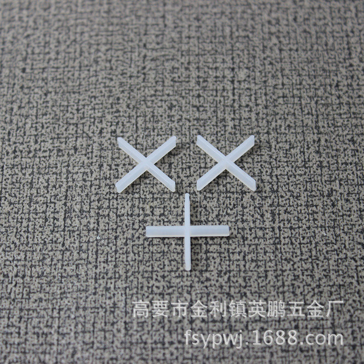 瓷磚十字架1厘 瓷磚定位十字架 塑料卡子 100個壹包