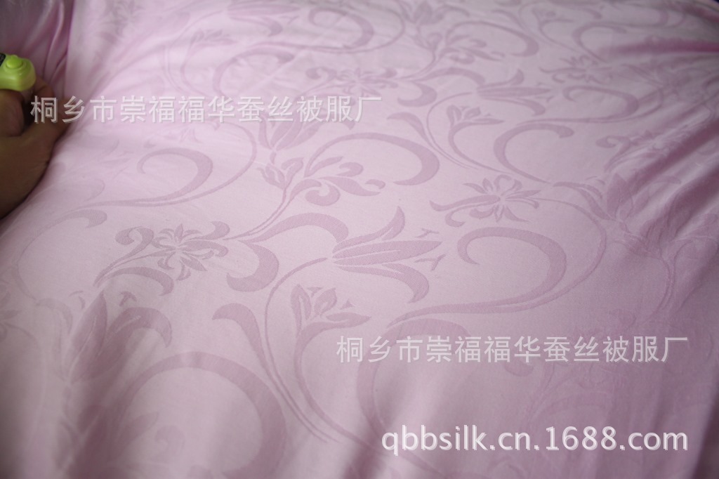 qbb桑蠶絲夏涼被空調被全棉大提花被套